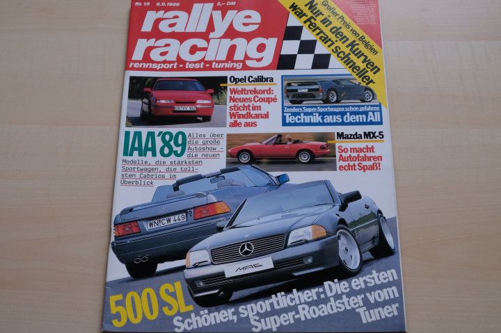 Deckblatt Rallye Racing (19/1989)